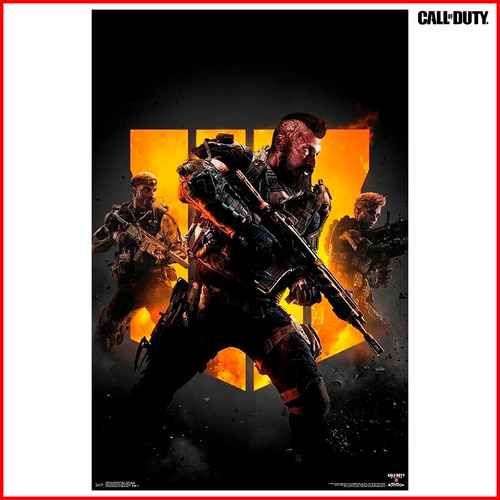 Poster Call Of Duty Black Ops 4 Group Key Art Original
