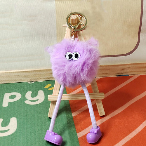 Llavero Pompón Llavero Pompón Colgante De Bola Esponjosa De