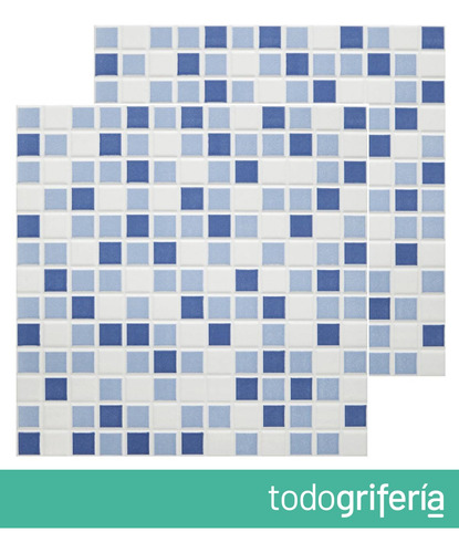 Cerámica San Lorenzo Veneciano Mix Aguamarina Satinado 33x33
