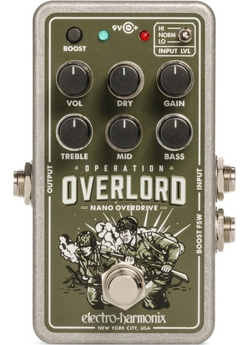 Pedal Ehx Nano Operation Overlord C/ Nf-e & Garantia