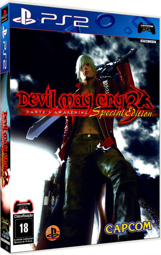 Devil May Cry 3 Dantes Awakening Esp. Ed. Pra Ps2 Slim Bloq