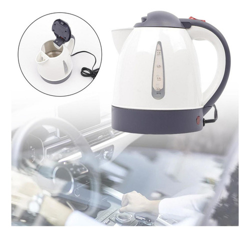 Hervidor Eléctrico Para Coche De 1000 Ml, 12 V/24 V