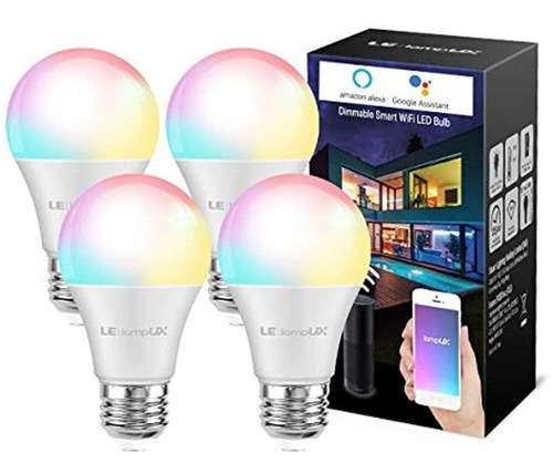 Bombillas Led Inteligentes, Bombillas Wifi Lampux, Compatibl