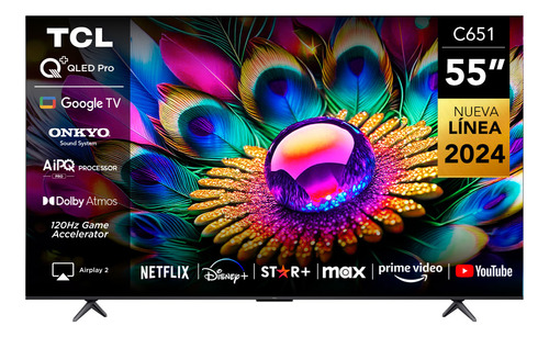 Tcl 55  Qled 4k 55c651 Smart Tv