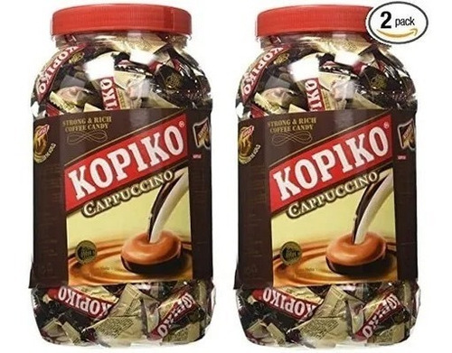 Kopiko Cappuccino Caramelos En Tarro 800 Gr 2 Pack