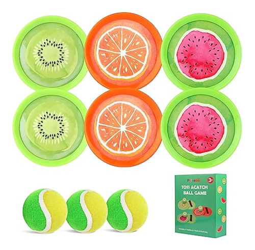 Puleebo Toss And Catch Ball Game Set - Fruit