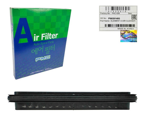 Imagen 7 de 9 de Filtro Aire Motor Chevrolet Spark 2005 2006 2007 Original