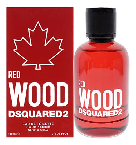 Dsquared2 Mujeres De Madera Roja Edt Spray 3.4 Ncgbl