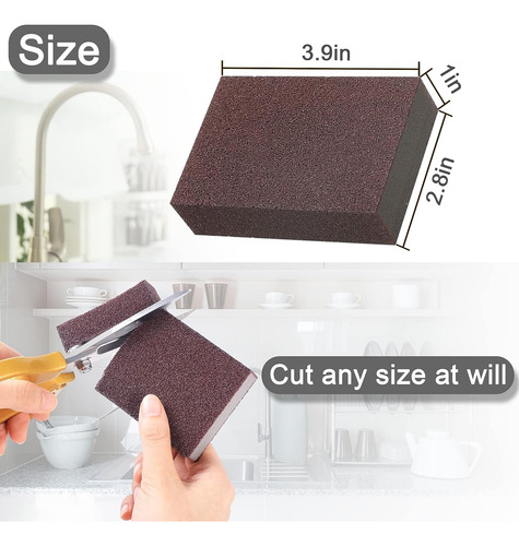 Krisler 8pc Carborundum Sponge Nano Emery Sponges Caspian St