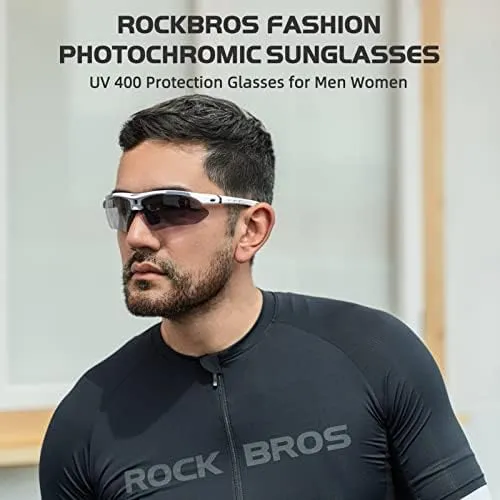 Rockbros Gafas De Sol Fotocrom ticas Para Hombres Correr Pes