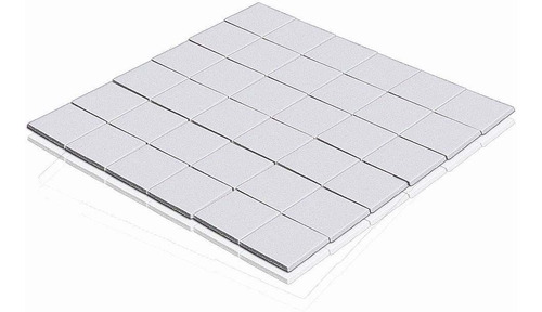 Off 36pcs Blanco 15x15x2mm Almohadilla De Silicona Tér...