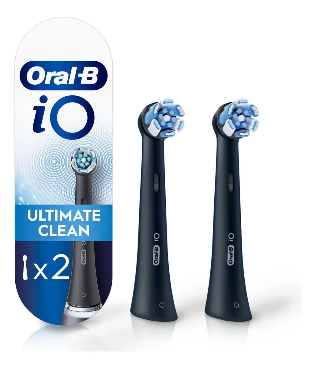 Refil Escova de Dente Elétrica ORAL-B iO Ultimate Clean, 2 Unidades
