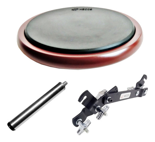 Pad De Practica Hecos Para Bateria + Soporte + Clamp