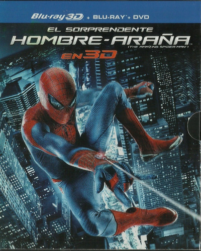 El Sorprendente Hombre Araña | Blu Ray + 3d + Dvd Nueva