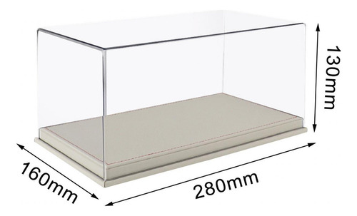 M Vitrine De Carro Fundido Em Escala 1/24 Com Capa De Branco