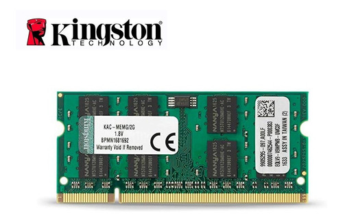 Imagen 5 de 7 de Memoria Ram 8 Gb Sodimm Ddr3 1600 Mhz Kcp316sd8/8 Kingston