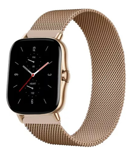 Pulseira Milanese Dourado Smartwatch