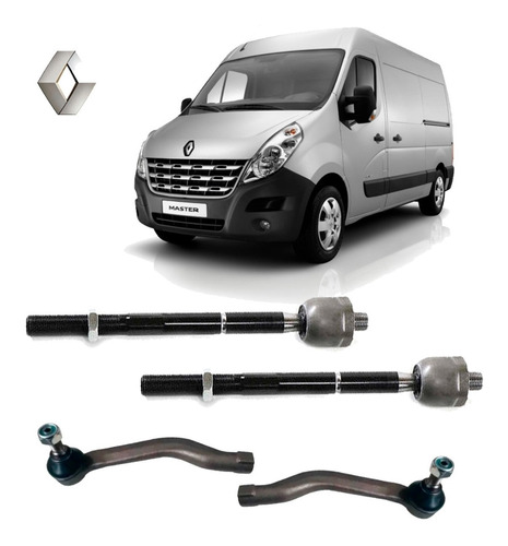 Axiais Direção Terminais Renault Master 2013 ... / Kit