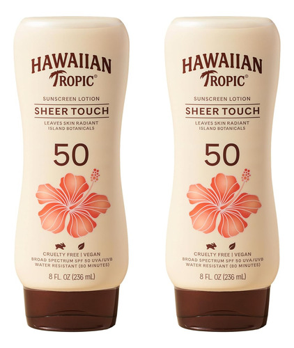 Hawaiian Tropic Loción Sheer Touch Protector Solar Spf 50, P