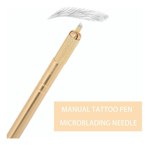 Bolígrafo Manual De Tatuaje 50pcs 12f Microblading Aguja De