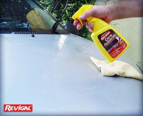 Cera Auto Brillo Exterior Protege Pintura Duradera Revigal