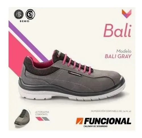 Zapatilla De Seguridad Mujer Funcional Bali Dielectrica