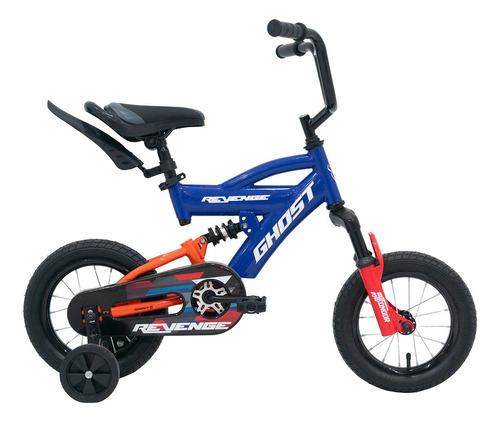 Bicicleta Ghost Revenge Rodada 12 Azul Infantil Tamaño del cuadro S