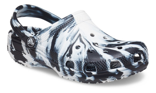 Zueco Crocs Classic Marbled Niños Black/white