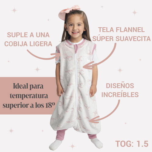 Saquito De Dormir Bebés Y Niños: Flannel, Muselina Y Algodón