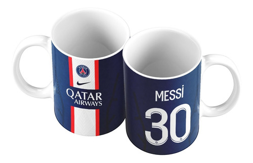 Taza Mug 11oz Lionel Messi Psg 2023 Camiseta