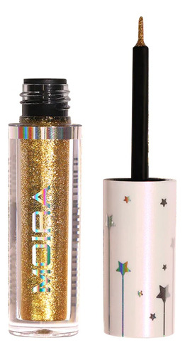 Moira Delineador Líquido Ojos Glitter Liner Larga Duración Color 24k 010