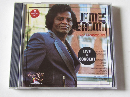 Cd James Brown Live Sugarhill U.s.a. 1991 Impecable.