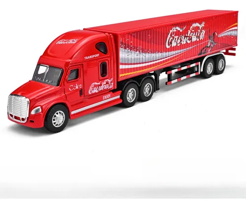 Caminhão De Contêiner De Liga Leve De Escala 1:64 Wcc Vermelho