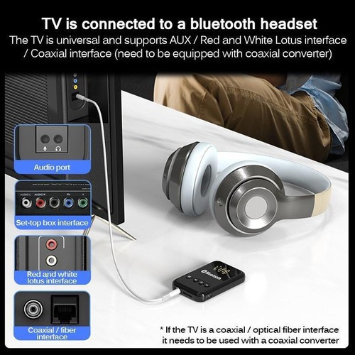 Adaptador 4 En 1 Bluetooth5.0 Digital K6 Transmisor Receptor