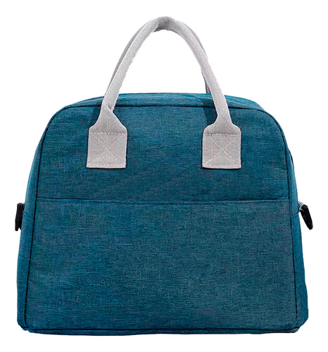 Bolsa De Mão Termica Media Mantém Temperatura Lanche Marmita Cor Azul