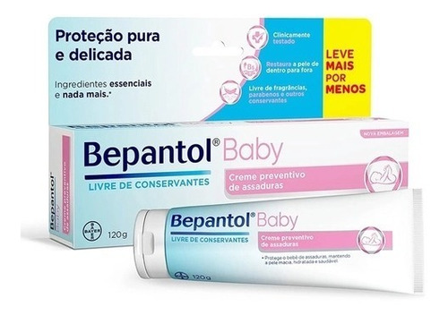 Creme Preventivo De Assaduras Bepantol Baby 120 G