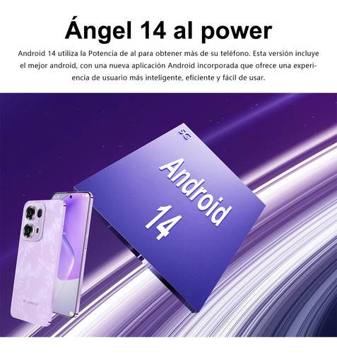 Taplet Reno 13 Pro Dual Sim 16gb+512ggb 2025 El Más Popular Smartphone Android 14 5g Wifi Súper Barato Celular Desbloquea Batería De Larga Duración Negro