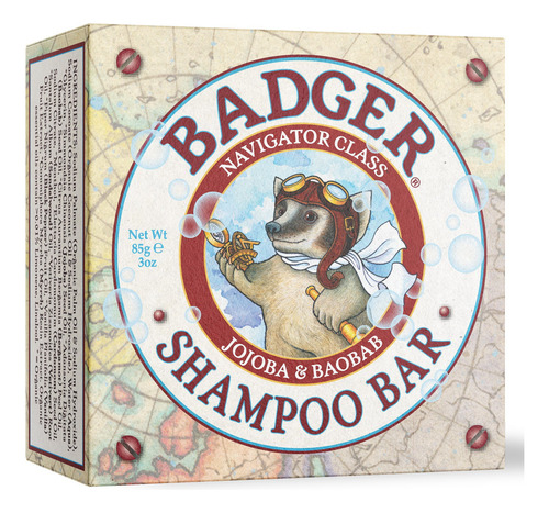 Badger - Barra De ChampĂș Con Jojoba Y Baobab, Barra De Champ