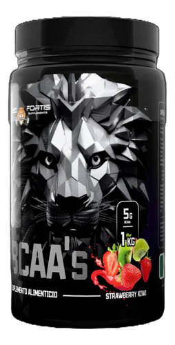Leo Fortis Bcaas Strawberry Kiwi 1kg Sabor Fresa Kiwi
