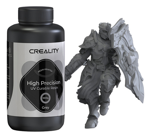 Creality Resina 8k Alta Precisión Uv Curable Lcd Gris Color Gris Oscuro
