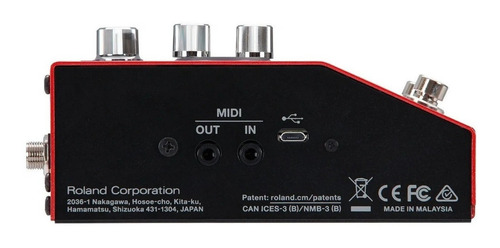 Imagen 3 de 4 de Pedal de efecto Boss Rhythm Loop Station RC-10R rojo