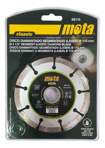 Disco Diamantado de Desbaste Ø 4 1/2 - 115 mm - Segmentado