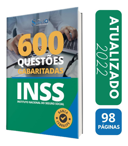 Caderno De Questões Inss 600 Questões Gabaritadas Ed Solução