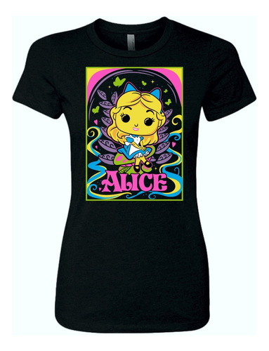 Camiseta Alicia Pais Maravillas Femenina Serie Black Dama Xg