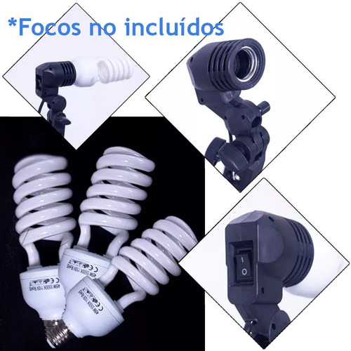 Kit Fotografico Estudio Profesional Fotografia Set Softbox