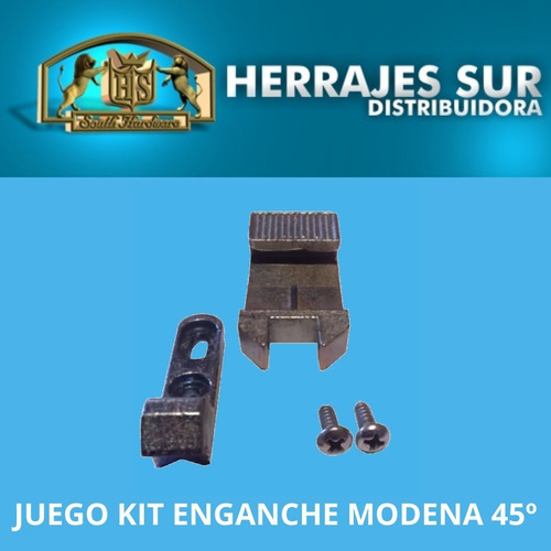 Imagen 2 de 6 de Kit De Enganche Cierre Lateral Aber. Aluminio Modena 45º X U