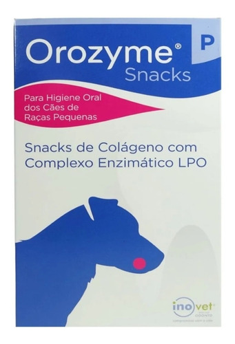 Orozyme Snacks Petisco De Limpeza Dental Para Cães Até 10kg