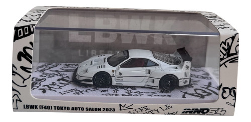 Inno 64 Lbwk F40 Tokyo Auto Salon 2023 Variação Deca- 1:64 Branco