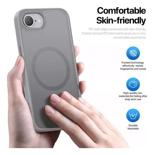 Capa Minimalista E Duradoura Anticaídas Para iPhone 16e New