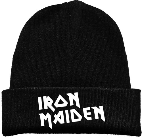 Gorro Lana Iron Maiden Rock Metal Tv Estampado Urbanoz 